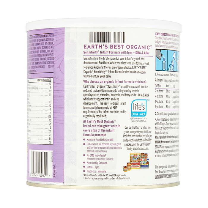 Nop Emporium Supermarket Theme. Earth's Best Infant Formula